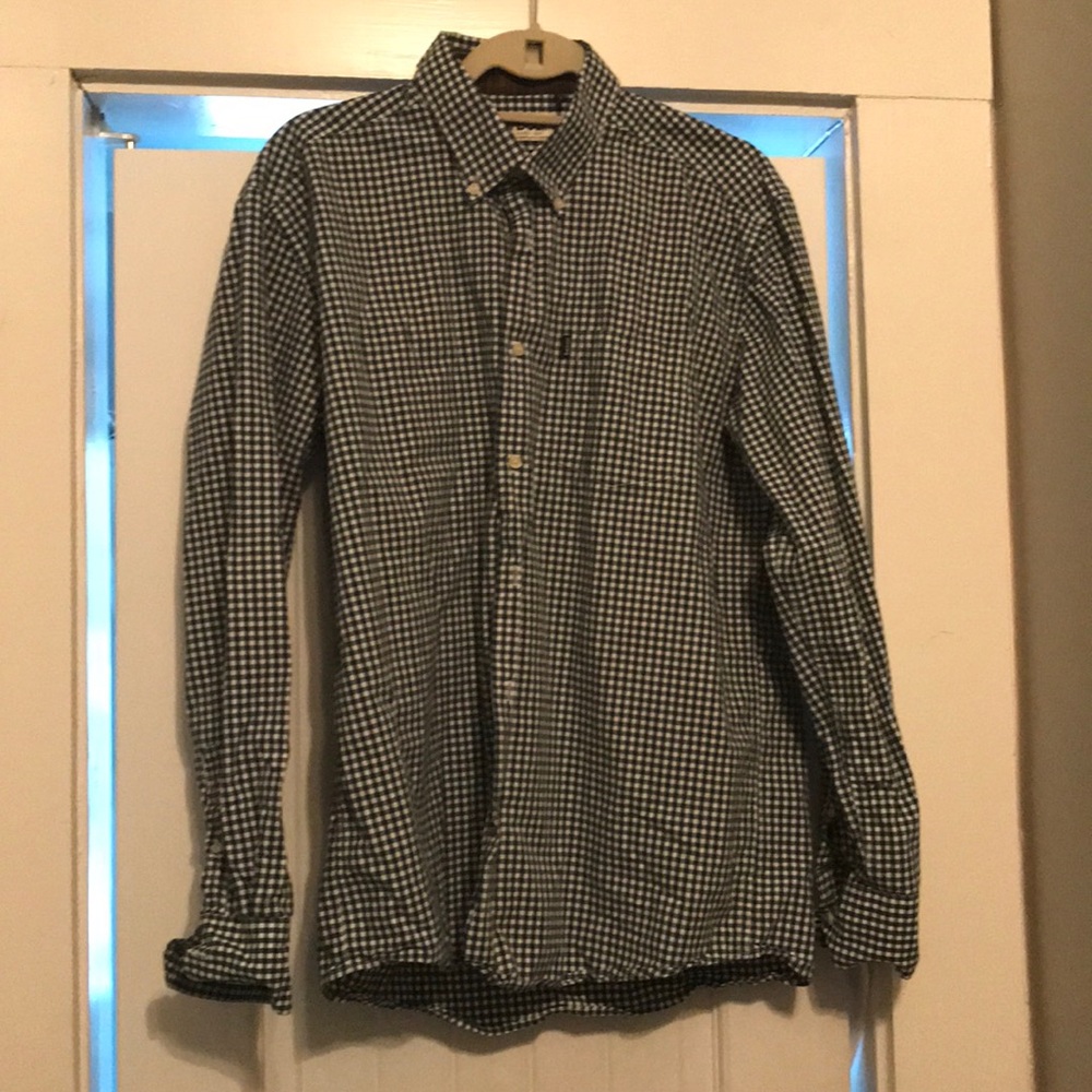 Barbour button down gingham